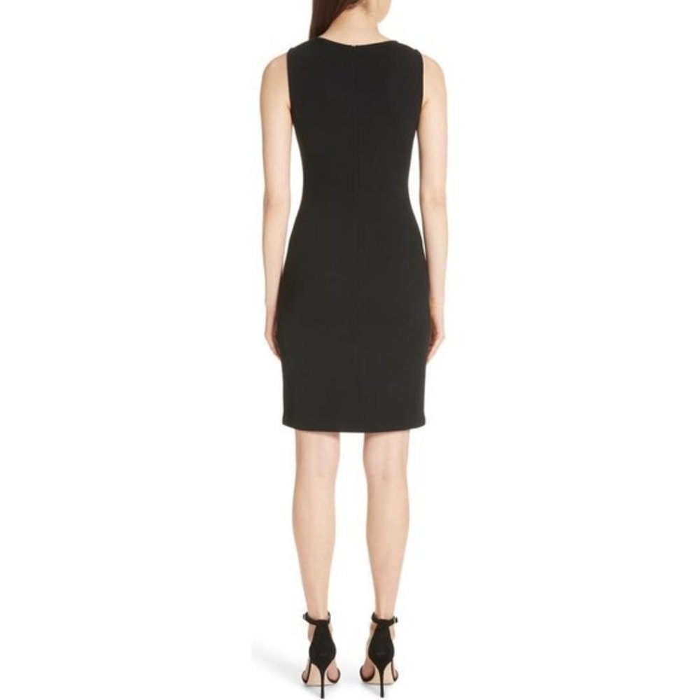 ST. JOHN COLLECTION black Sleeveless Knit Dress size 6 - Picture 2 of 13